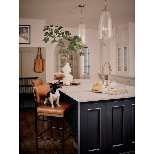 Maiden Glass Pendant (Natural Brass) Lifestyle 15